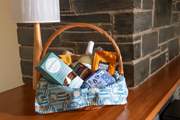 A lovely local hamper of delicious treats await you.