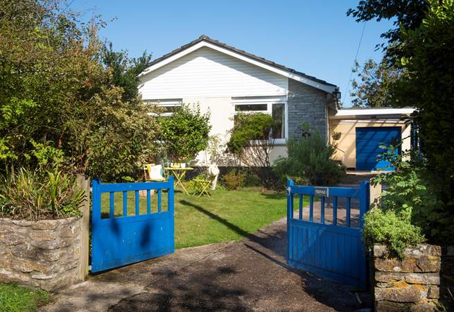 Private parking is in the driveway.