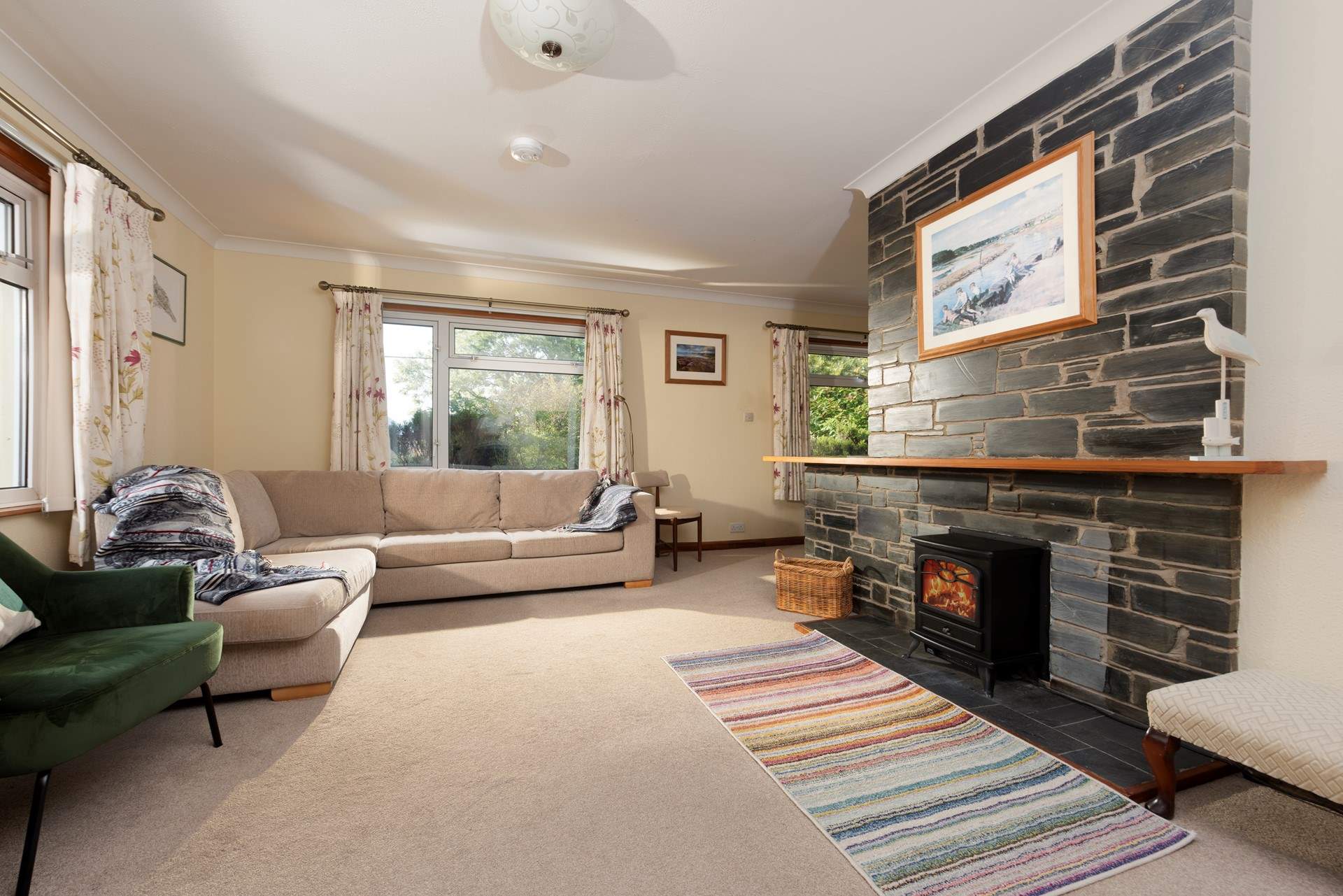 A spacious sitting-room for all the family to enjoy.