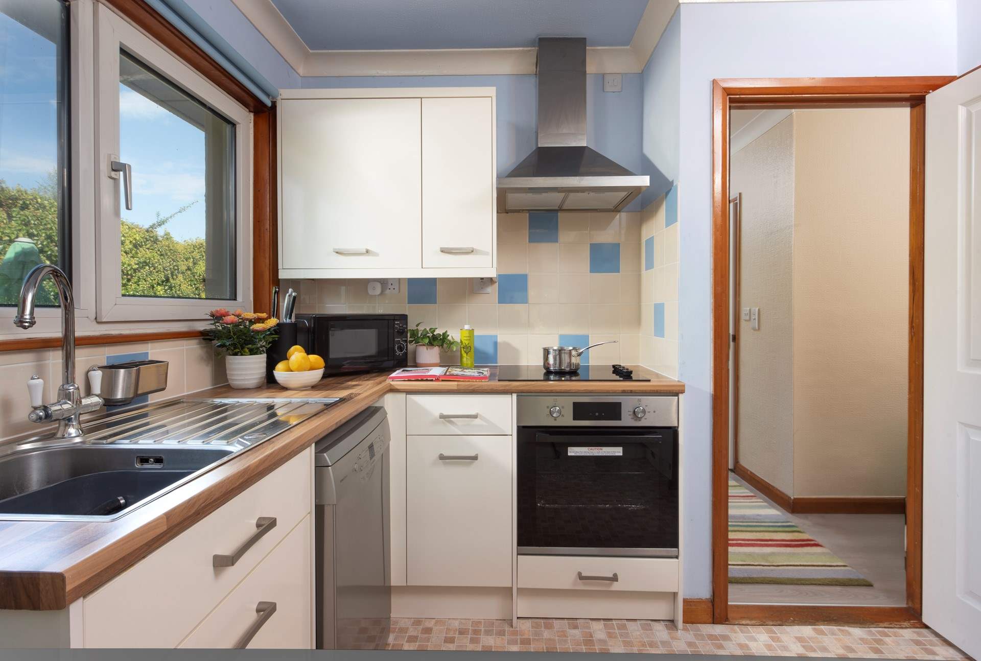 A very well equipped kitchen to cook up a feast.