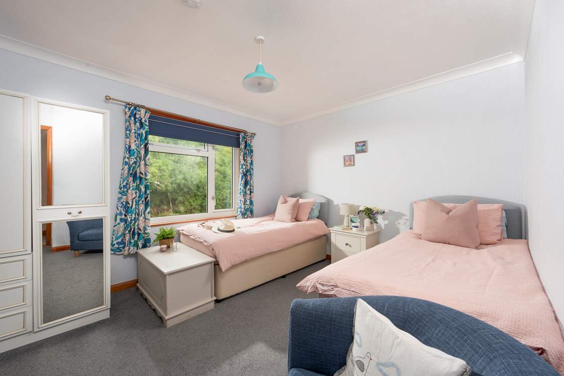 The twin bedroom.