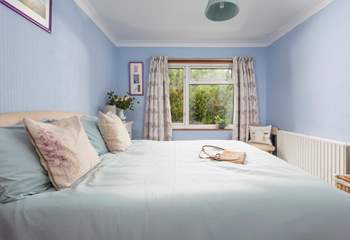 The pretty main bedroom.