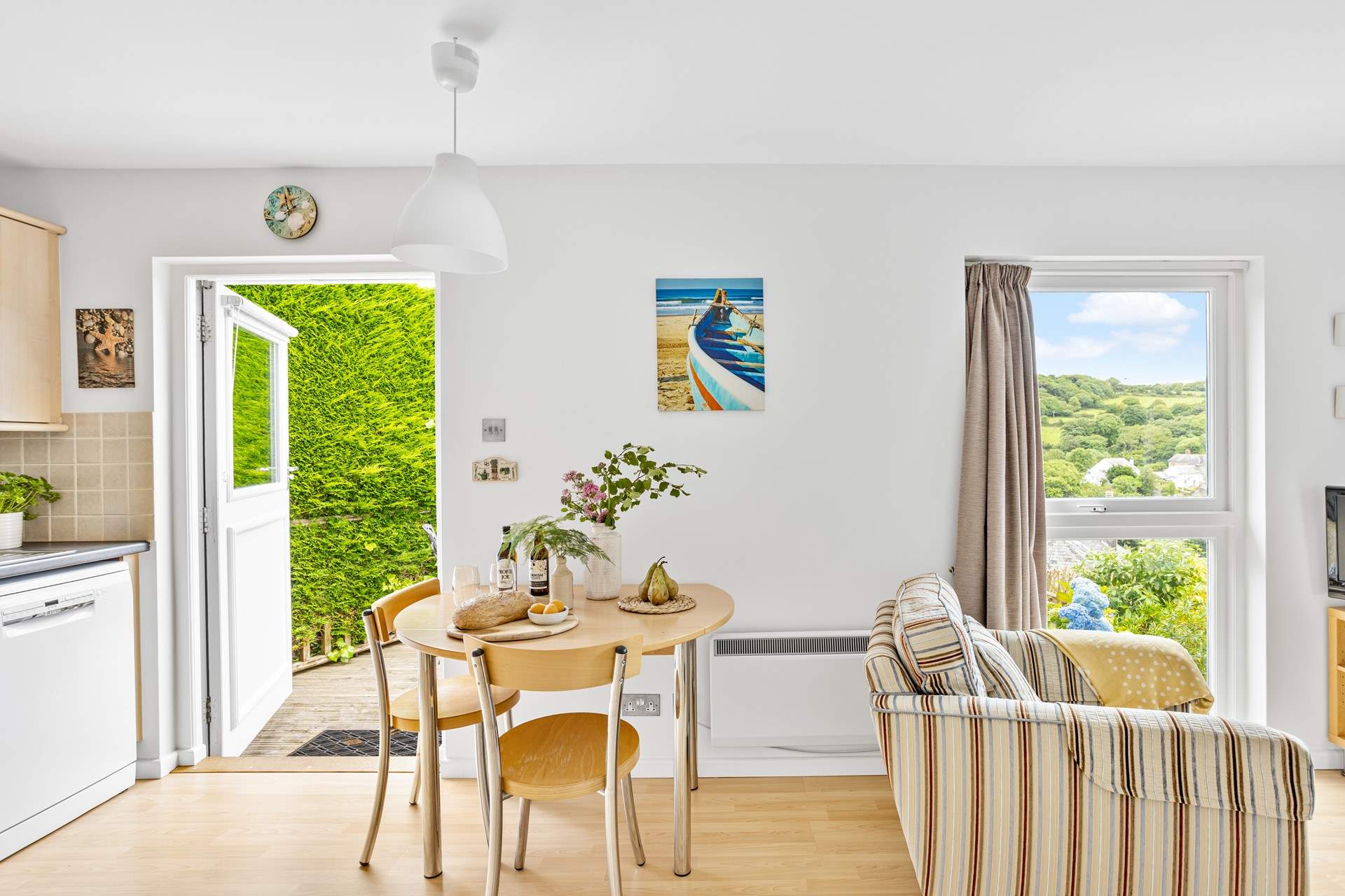 Sit back and enjoy the views from the living-area.