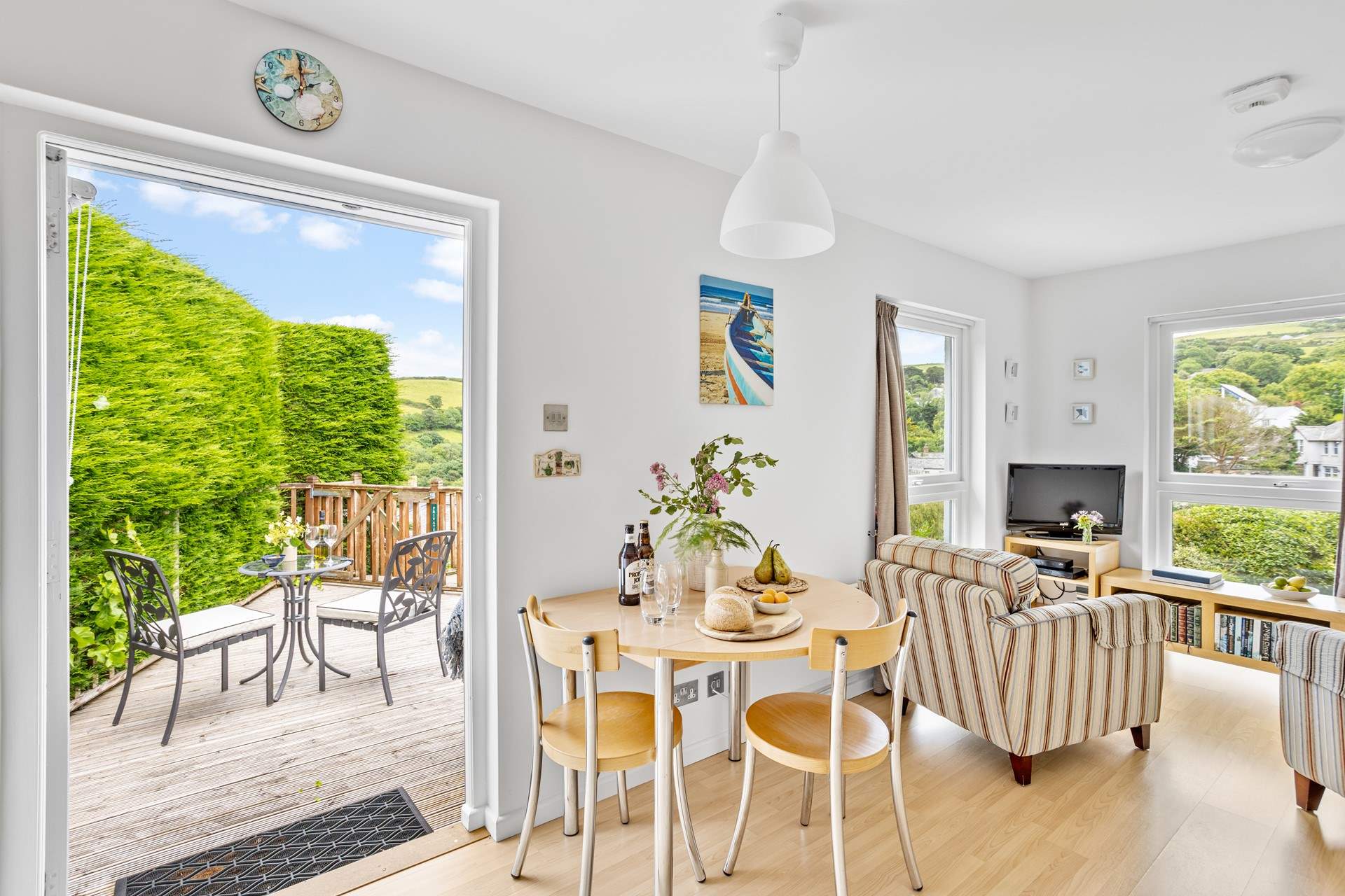 The view from the balcony is quite wonderful.