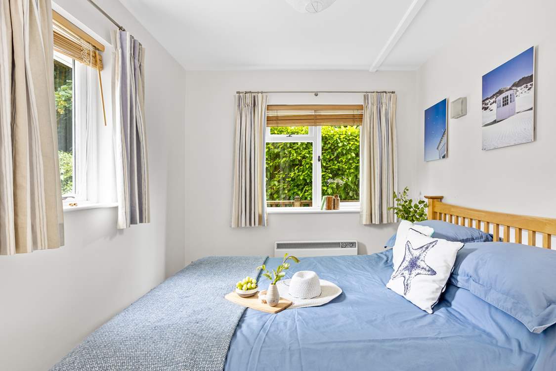 Pretty pictures in the bedroom.