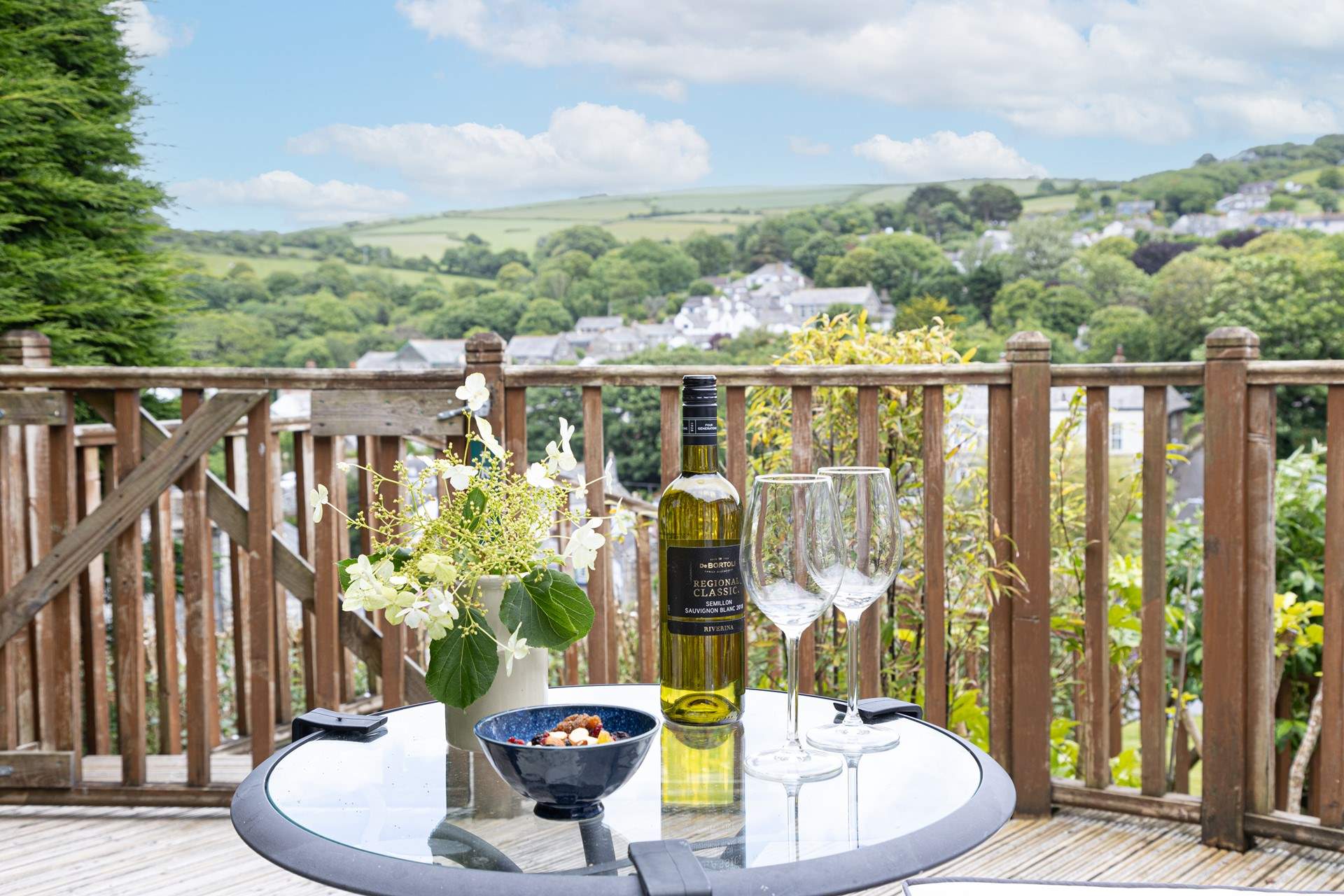 Have a drink and enjoy the views.