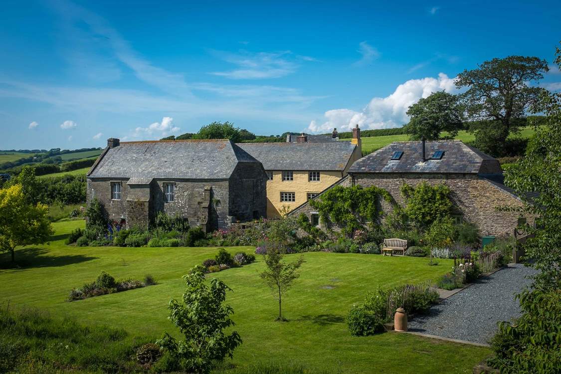 Leigh Barn nestles in the most superb setting.