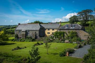 Leigh Barn nestles in the most superb setting.