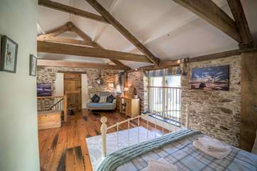 Bedroom 2 is so spacious, it has its own sofa! Perfect to escape to with a good book.