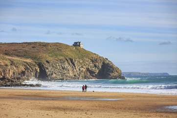 Praa Sands is a lovely beach.