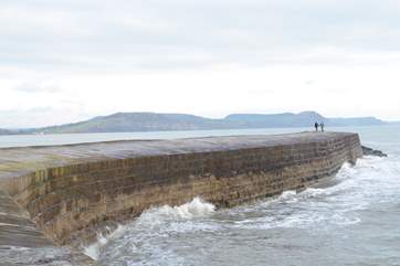 The iconic Cobb at Lyme Regis.