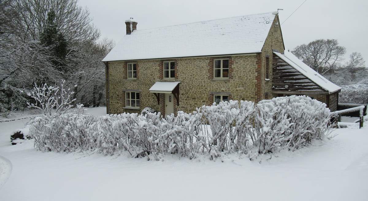 Beech Cottage is cosy all year round.