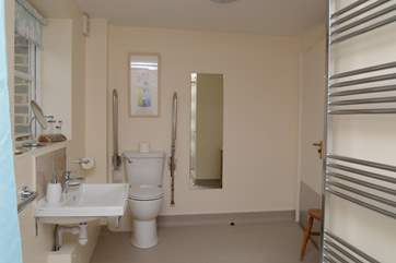 The ground floor wet-room is fully wheelchair accessible.
