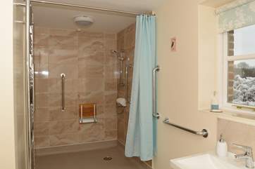The ground floor wet-room.