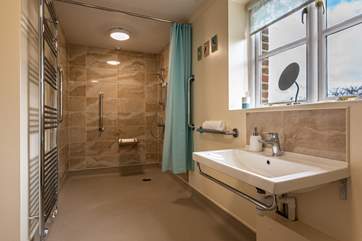 The ground floor wet-room is fully wheelchair accessible.