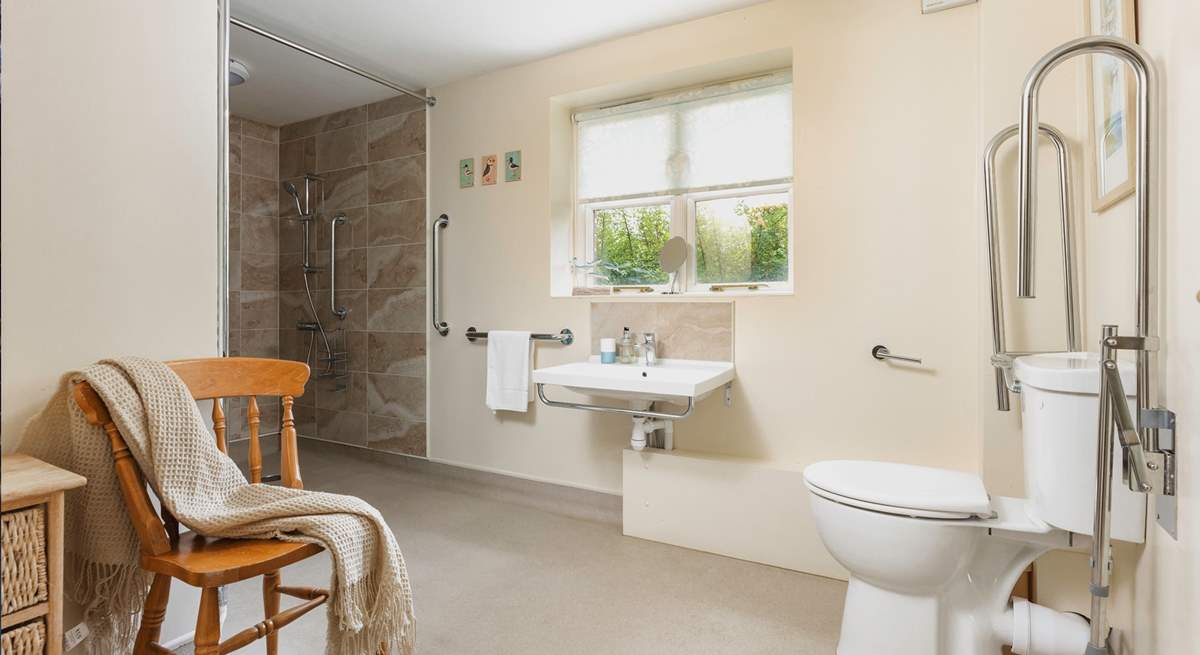 The ground floor wet-room is fully wheelchair accessible.