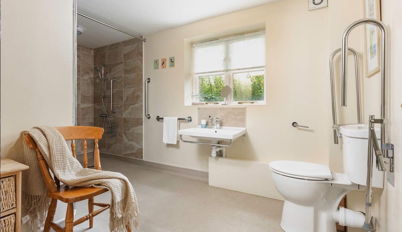 The ground floor wet-room is fully wheelchair accessible.