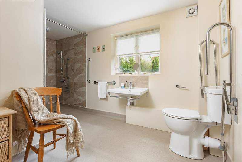 The ground floor wet-room is fully wheelchair accessible.
