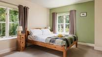 This is Fieldfare, a lovely dual-aspect double bedroom with an en suite shower-room.