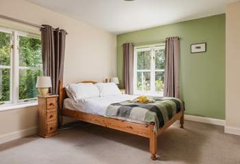 This is Fieldfare, a lovely dual-aspect double bedroom with an en suite shower-room.