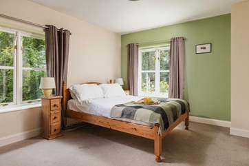 This is Fieldfare, a lovely dual-aspect double bedroom with an en suite shower-room.