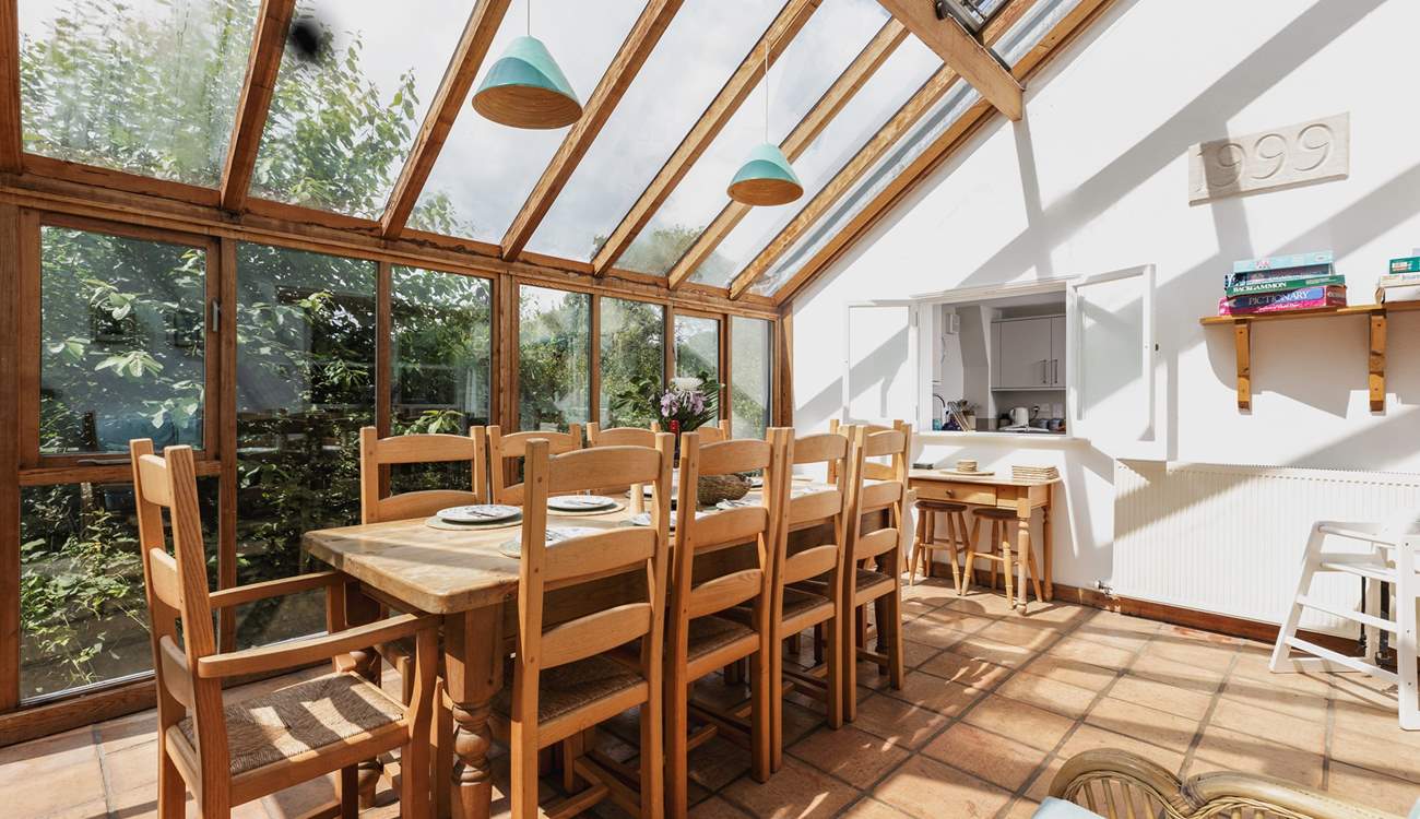 Enjoy a leisurely breakfast with views across the nature reserve.