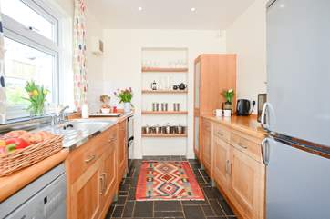 The kitchen.