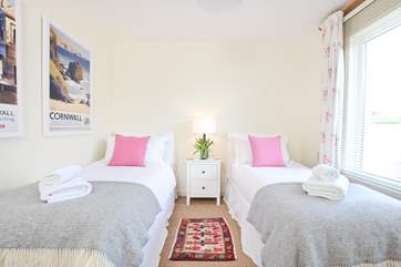 Bedroom Three is also a twin room.