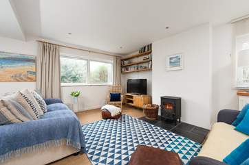 The comfortable sitting-room.