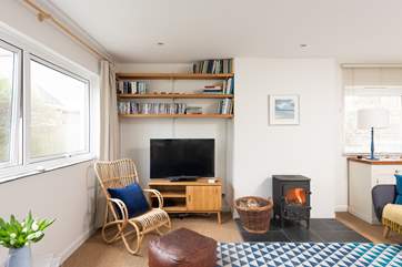 Light the wood burner for a cosy evening in.
