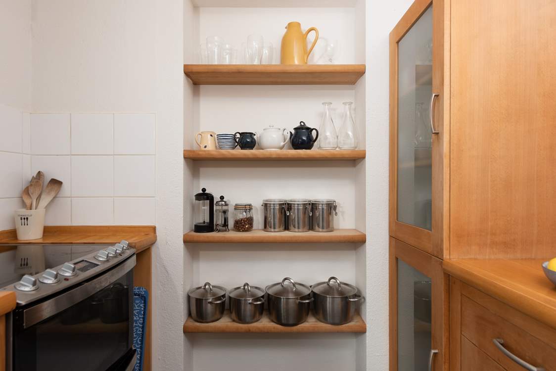 The fabulous kitchen has everything you might need.