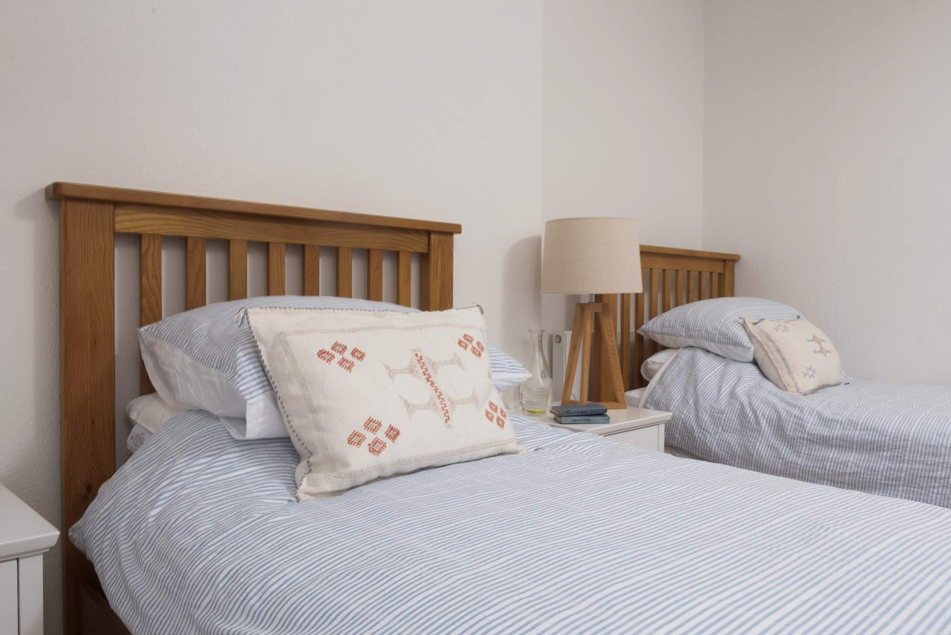 Bedroom 2 is a sweet twin bedroom.