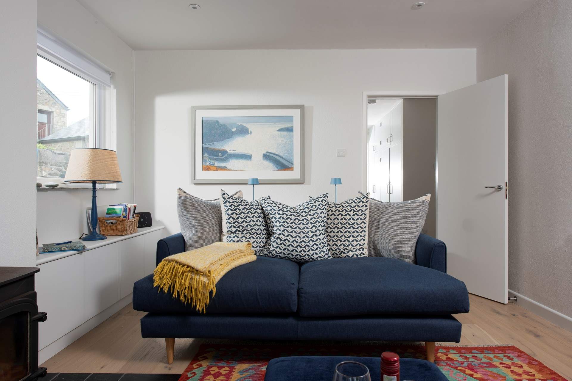 There is beautiful artwork throughout the property.