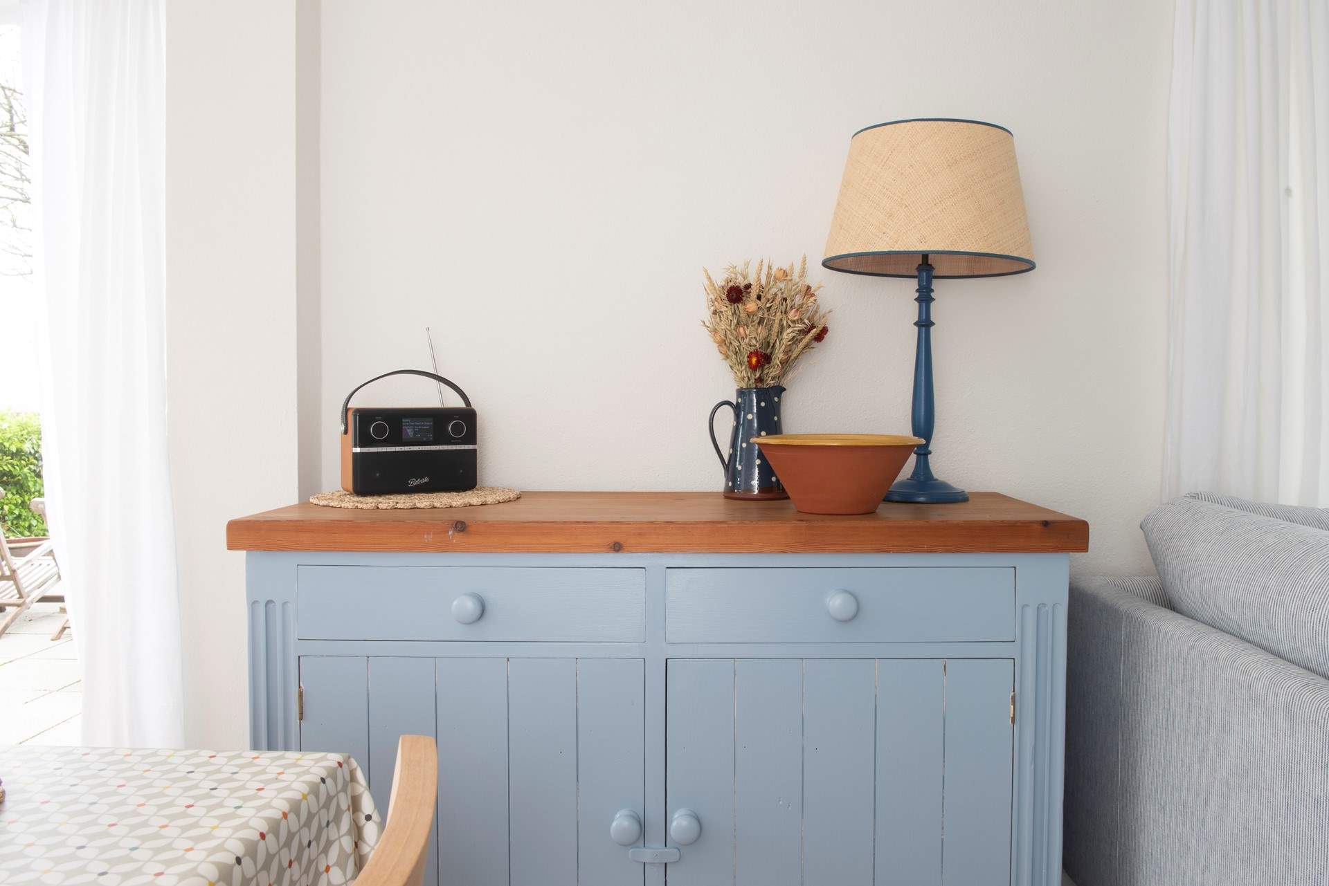 Stylish and so well considered, please take care as the bungalow has subtle level changes, watch your footing!