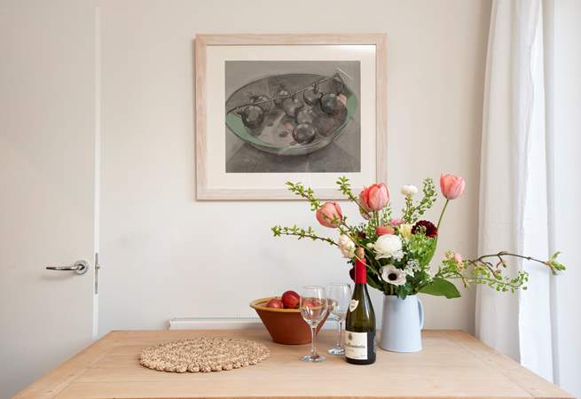 Sit back and relax with a glass of wine.