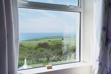 This views from the twin bedroom (Bedroom 2).