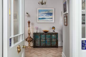 Stylish interiors will greet you as soon as you open the door.