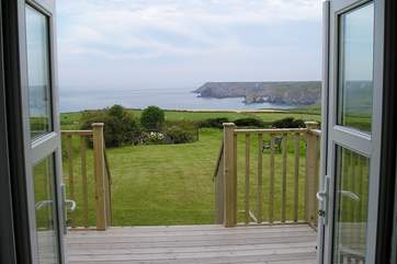 The views from the sitting-room, patio and garden are breathtaking.