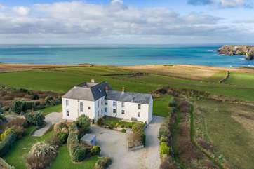 Frog Rock Cottage (located on the right of the building from the red brick chimney) has outstanding views