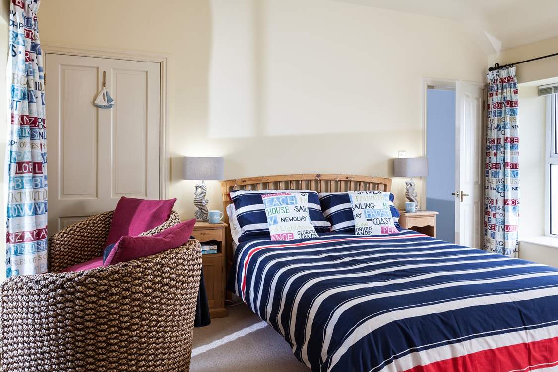 The lovely and light principal bedroom (Bedroom 1).