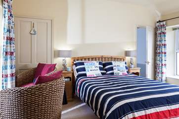 The lovely and light master bedroom (Bedroom 1).