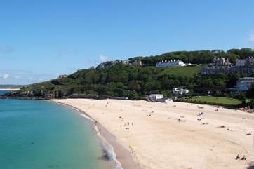 The lovely Porthminster beach.