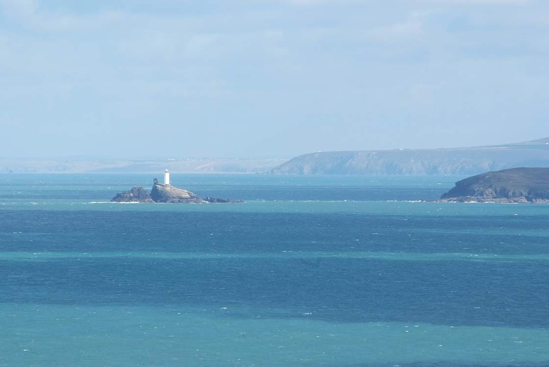 You can see all the way across the bay to Godrevy Lighthouse from Morwenstow.