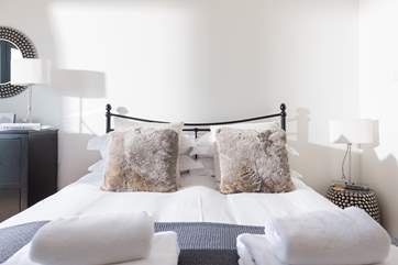 The bedrooms are beautifully styled.