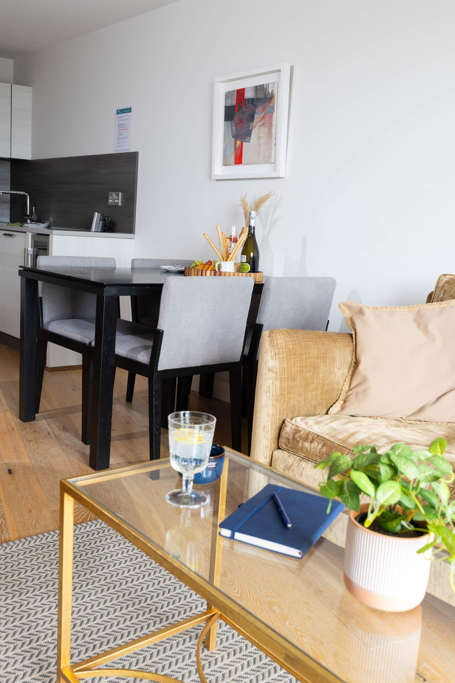 A very social area to make special holiday memories.