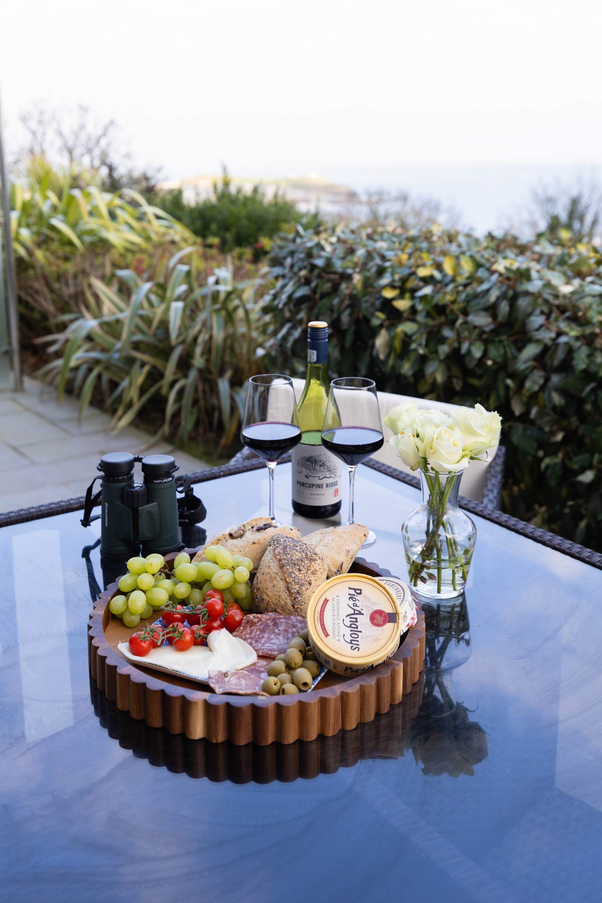 Sit back on the terrace surrounded by nature and salty sea air.