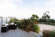 Your terrace has access to the communal terrace and a path leading to St Ives or a little further, Carbis Bay.