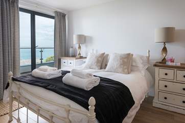 Wake up to sea views.