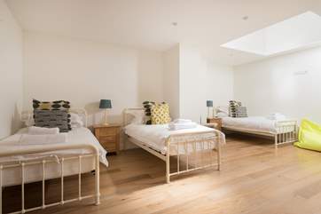 Bedroom two is very light and peaceful.