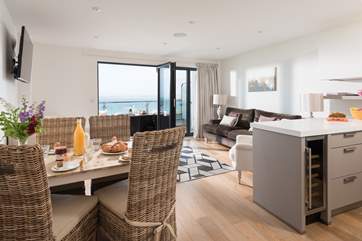 The very lovely living-area.